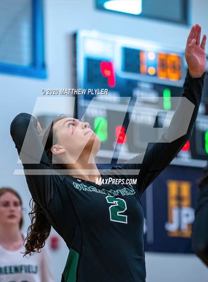 Thumbnail 3 in Greenfield vs John Paul II Catholic (CPIC Conference Tournament Finals) photogallery.