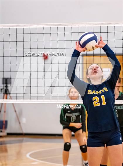Thumbnail 1 in Greenfield vs John Paul II Catholic (CPIC Conference Tournament Finals) photogallery.