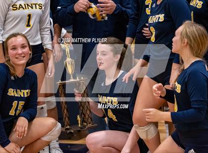 Thumbnail 2 in Greenfield vs John Paul II Catholic (CPIC Conference Tournament Finals) photogallery.
