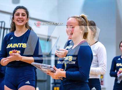 Thumbnail 2 in Greenfield vs John Paul II Catholic (CPIC Conference Tournament Finals) photogallery.