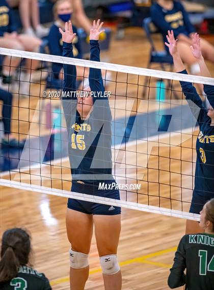 Thumbnail 1 in Greenfield vs John Paul II Catholic (CPIC Conference Tournament Finals) photogallery.