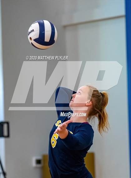Thumbnail 2 in Greenfield vs John Paul II Catholic (CPIC Conference Tournament Finals) photogallery.