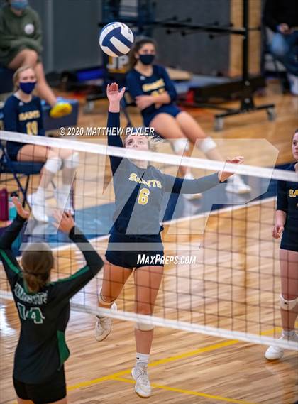 Thumbnail 2 in Greenfield vs John Paul II Catholic (CPIC Conference Tournament Finals) photogallery.
