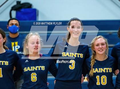 Thumbnail 3 in Greenfield vs John Paul II Catholic (CPIC Conference Tournament Finals) photogallery.