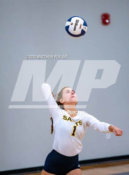 Thumbnail 1 in Greenfield vs John Paul II Catholic (CPIC Conference Tournament Finals) photogallery.