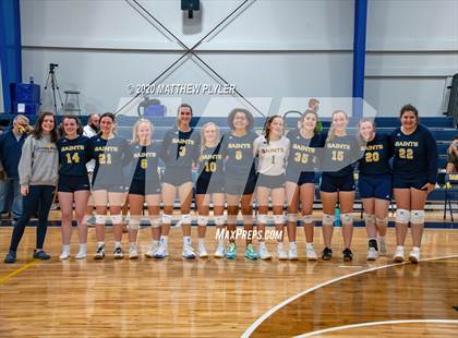 Thumbnail 3 in Greenfield vs John Paul II Catholic (CPIC Conference Tournament Finals) photogallery.