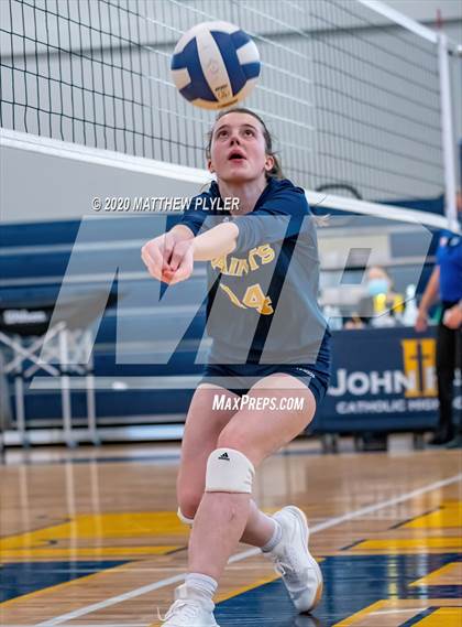 Thumbnail 3 in Greenfield vs John Paul II Catholic (CPIC Conference Tournament Finals) photogallery.