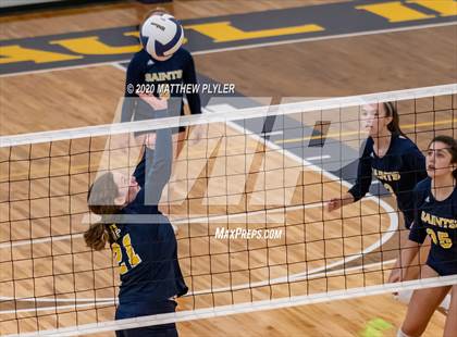 Thumbnail 2 in Greenfield vs John Paul II Catholic (CPIC Conference Tournament Finals) photogallery.