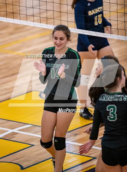 Thumbnail 3 in Greenfield vs John Paul II Catholic (CPIC Conference Tournament Finals) photogallery.