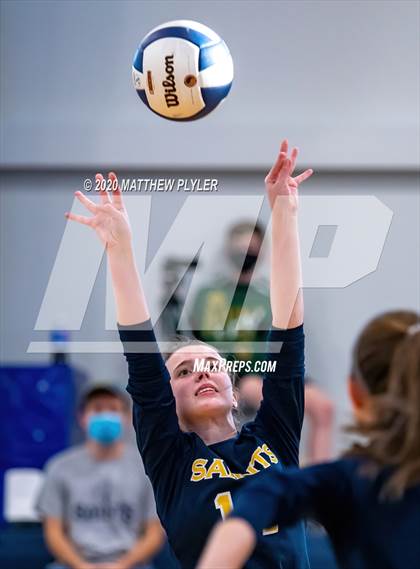 Thumbnail 1 in Greenfield vs John Paul II Catholic (CPIC Conference Tournament Finals) photogallery.