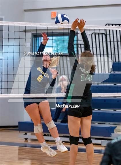 Thumbnail 1 in Greenfield vs John Paul II Catholic (CPIC Conference Tournament Finals) photogallery.
