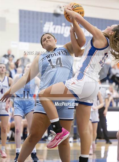 Thumbnail 3 in Cissna Park vs. St. Teresa (IHSA 1A Super-Sectional) photogallery.