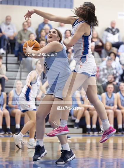 Thumbnail 2 in Cissna Park vs. St. Teresa (IHSA 1A Super-Sectional) photogallery.