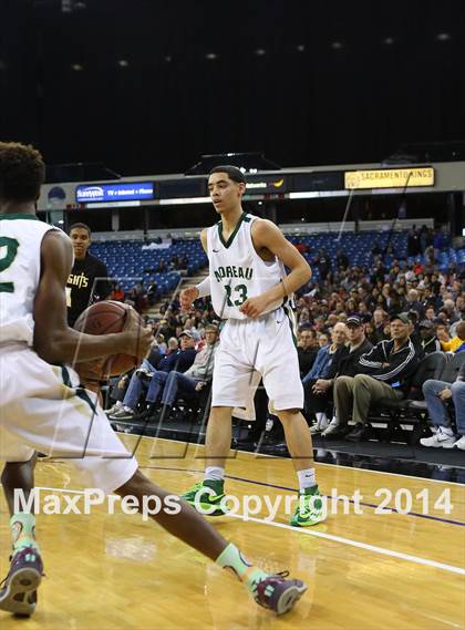 Thumbnail 3 in Bishop Montgomery vs. Moreau Catholic (CIF State D2 Final) photogallery.