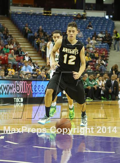 Thumbnail 2 in Bishop Montgomery vs. Moreau Catholic (CIF State D2 Final) photogallery.
