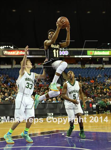 Thumbnail 2 in Bishop Montgomery vs. Moreau Catholic (CIF State D2 Final) photogallery.