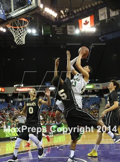 Thumbnail 2 in Bishop Montgomery vs. Moreau Catholic (CIF State D2 Final) photogallery.