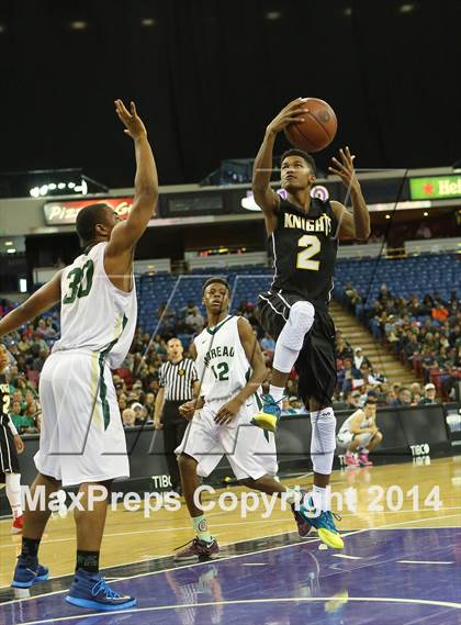 Thumbnail 3 in Bishop Montgomery vs. Moreau Catholic (CIF State D2 Final) photogallery.