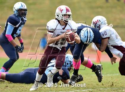Thumbnail 3 in Albertus Magnus @ Westlake (Section 1 Class B Semifinal) photogallery.