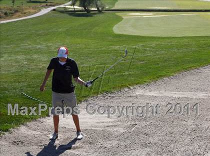 Thumbnail 2 in Iowa State Boys Golf Tournament @ Harvester photogallery.