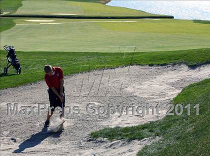 Thumbnail 3 in Iowa State Boys Golf Tournament @ Harvester photogallery.