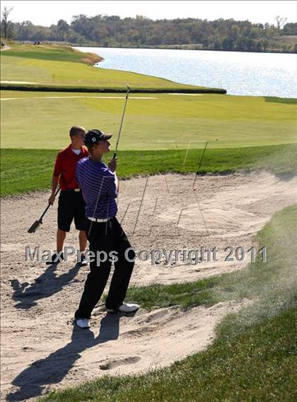 Thumbnail 3 in Iowa State Boys Golf Tournament @ Harvester photogallery.