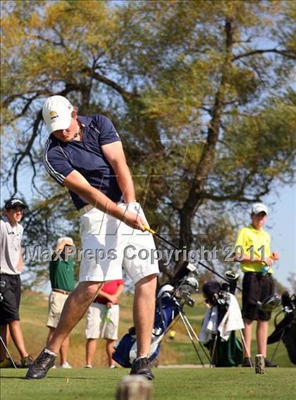 Thumbnail 1 in Iowa State Boys Golf Tournament @ Harvester photogallery.