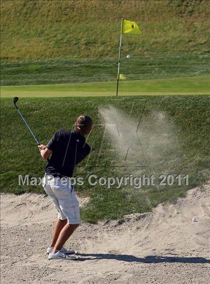 Thumbnail 1 in Iowa State Boys Golf Tournament @ Harvester photogallery.