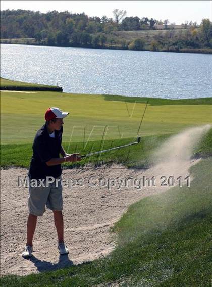 Thumbnail 1 in Iowa State Boys Golf Tournament @ Harvester photogallery.