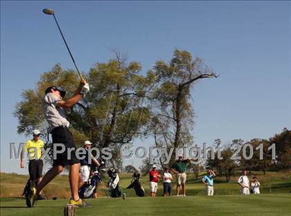Thumbnail 1 in Iowa State Boys Golf Tournament @ Harvester photogallery.
