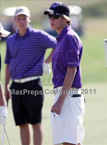 Thumbnail 1 in Iowa State Boys Golf Tournament @ Harvester photogallery.