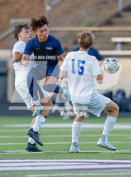 Thumbnail 1 in Atlanta International vs. Whitefield Academy (GHSA Private Championship) photogallery.
