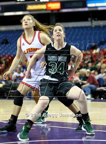 Thumbnail 2 in St. Francis vs. Castro Valley (CIF NorCal Regional D1 Final) photogallery.