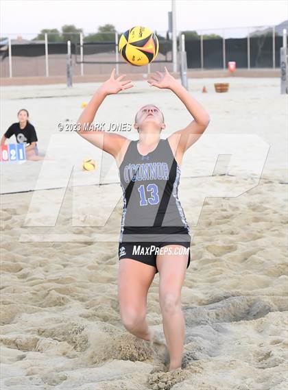 Thumbnail 2 in O'Connor vs. O'Connor (AIA Division I Pairs Final) photogallery.
