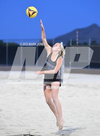 Thumbnail 3 in O'Connor vs. O'Connor (AIA Division I Pairs Final) photogallery.