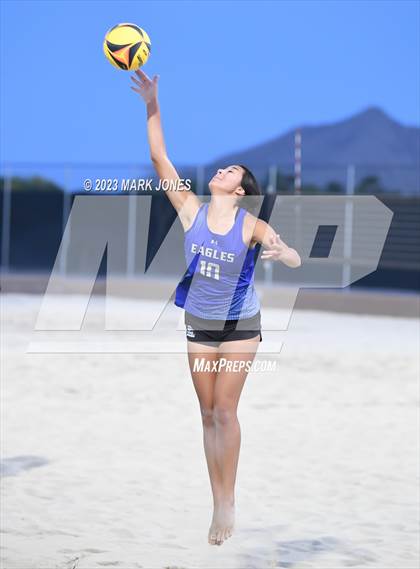 Thumbnail 2 in O'Connor vs. O'Connor (AIA Division I Pairs Final) photogallery.