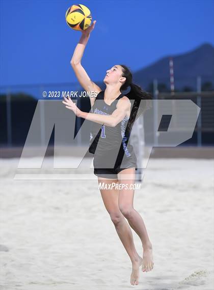 Thumbnail 2 in O'Connor vs. O'Connor (AIA Division I Pairs Final) photogallery.