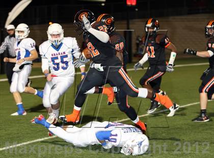 Thumbnail 2 in Gilmer vs. Graham (UIL 3A D2 Semifinal Playoff) photogallery.