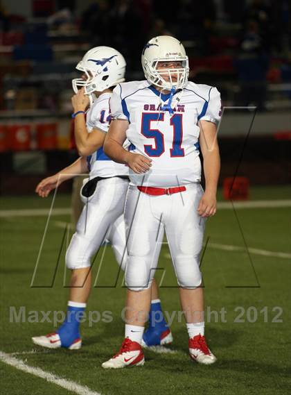 Thumbnail 2 in Gilmer vs. Graham (UIL 3A D2 Semifinal Playoff) photogallery.