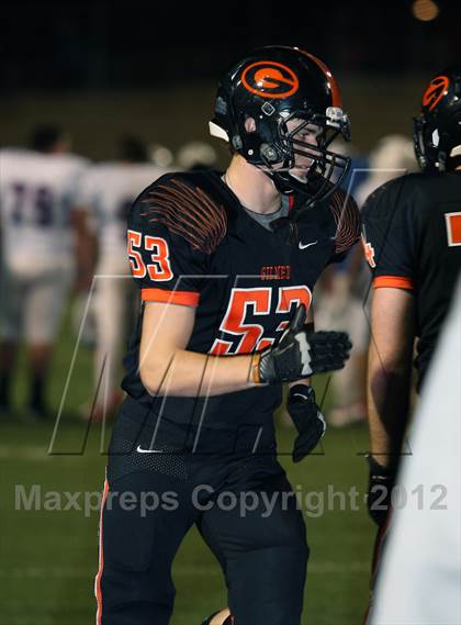 Thumbnail 2 in Gilmer vs. Graham (UIL 3A D2 Semifinal Playoff) photogallery.