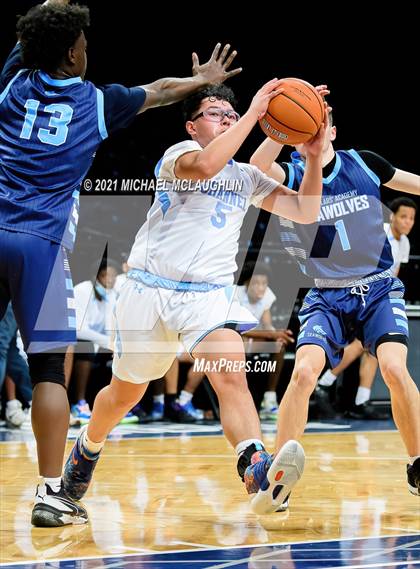 Thumbnail 1 in Beach Channel vs Scholars Academy (Playbook Sports at Barclays Center) photogallery.