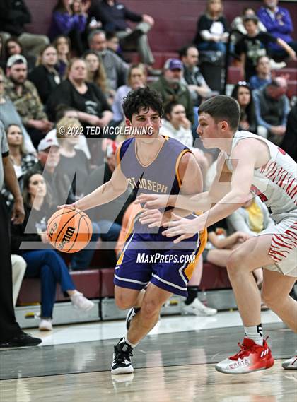 Thumbnail 1 in  Melbourne vs. St Joseph (AAA 2A Regional 2nd round) photogallery.