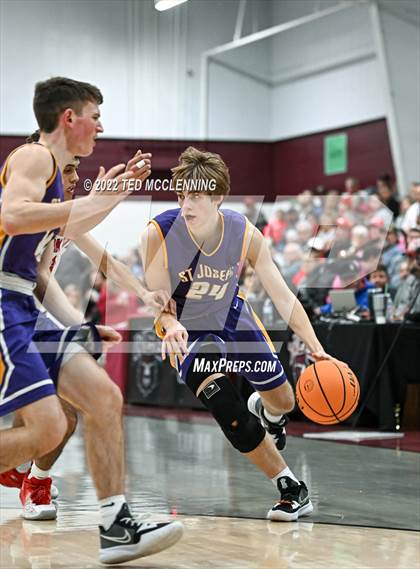 Thumbnail 1 in  Melbourne vs. St Joseph (AAA 2A Regional 2nd round) photogallery.