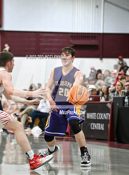 Thumbnail 1 in  Melbourne vs. St Joseph (AAA 2A Regional 2nd round) photogallery.