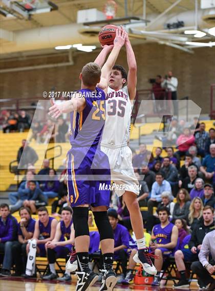 Thumbnail 1 in Kent Denver vs. Basalt  (CHSAA 3A Great 8) photogallery.
