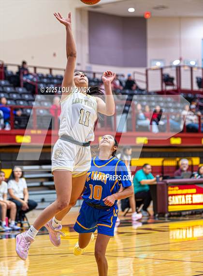 Thumbnail 1 in Mesa Vista vs. Cuba (Lady Braves Invite at Santa Fe Indian School) photogallery.