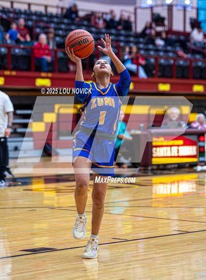 Thumbnail 1 in Mesa Vista vs. Cuba (Lady Braves Invite at Santa Fe Indian School) photogallery.