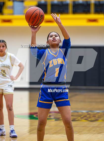 Thumbnail 3 in Mesa Vista vs. Cuba (Lady Braves Invite at Santa Fe Indian School) photogallery.