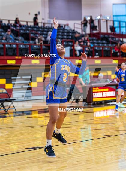 Thumbnail 1 in Mesa Vista vs. Cuba (Lady Braves Invite at Santa Fe Indian School) photogallery.