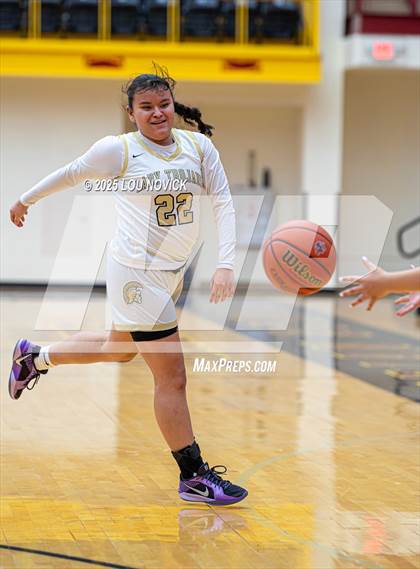 Thumbnail 1 in Mesa Vista vs. Cuba (Lady Braves Invite at Santa Fe Indian School) photogallery.